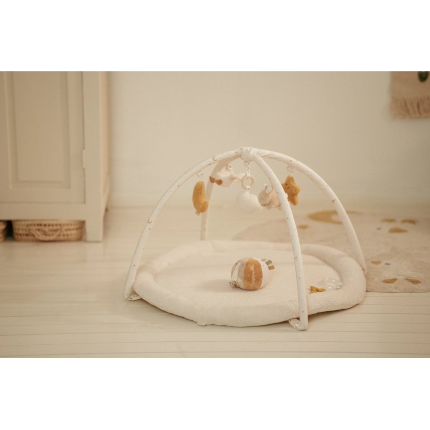 Little Dutch - Dětská hrací deka s hrazdičkou Newborn Naturals