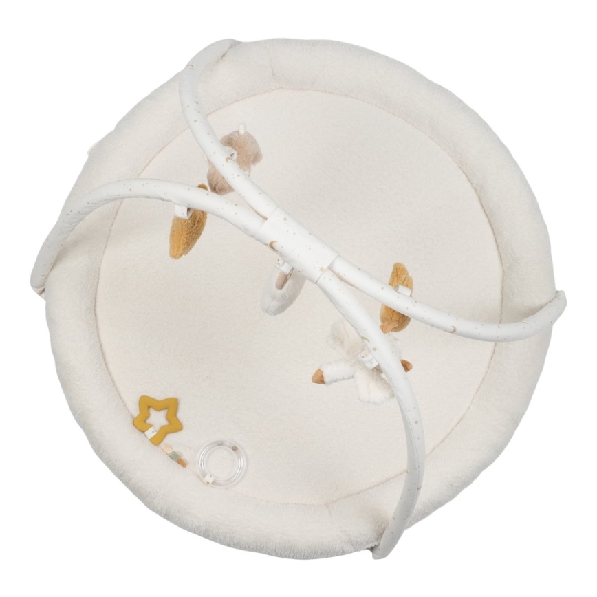 Little Dutch - Dětská hrací deka s hrazdičkou Newborn Naturals
