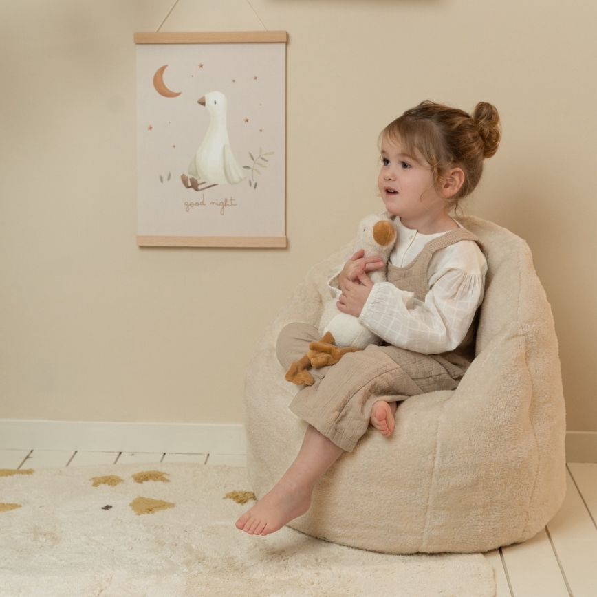 Little Dutch - Dětské křesílko Soft Beige