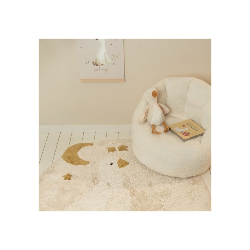 Little Dutch - Dětské křesílko Soft White