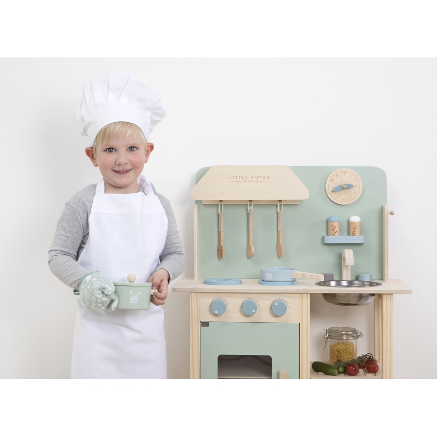 Little Dutch - Dřevěná kuchyňka modrá