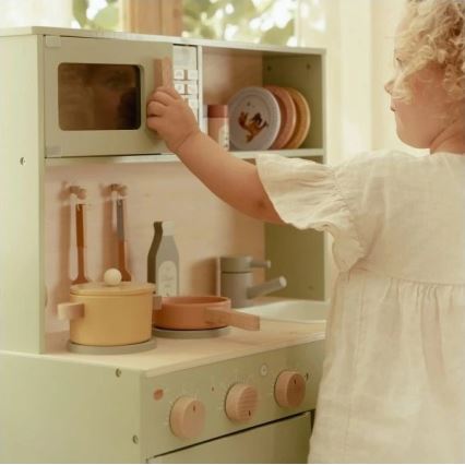 Little Dutch - Dřevěná kuchyňka s příslušenstvím Mint