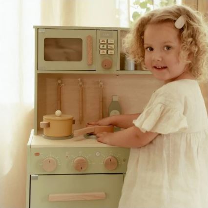 Little Dutch - Dřevěná kuchyňka s příslušenstvím Mint
