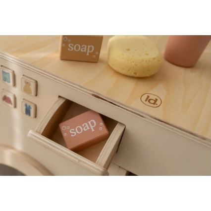 Little Dutch - Dřevěná pračka s příslušenstvím