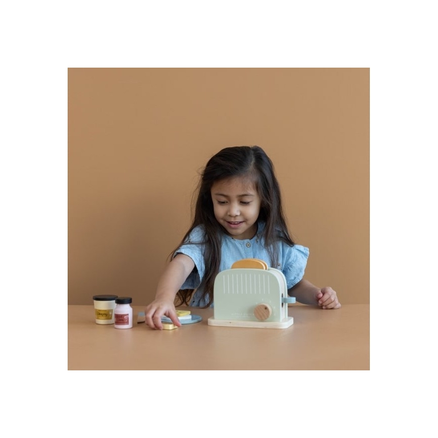 Little Dutch - Dřevěný toustovač s příslušenstvím