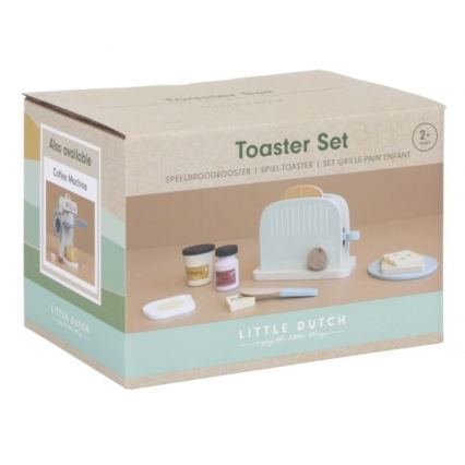 Little Dutch - Dřevěný toustovač s příslušenstvím