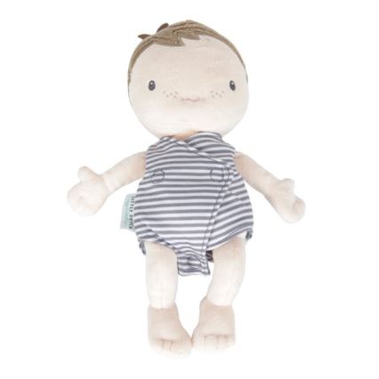 Little Dutch - Plyšová panenka JIM s příslušenstvím modrá