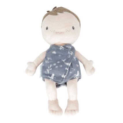 Little Dutch - Plyšová panenka JIM s příslušenstvím modrá