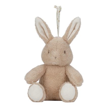 Little Dutch - Usínáček s melodií a světlem Newborn Naturals králíček