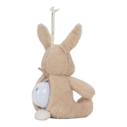 Little Dutch - Usínáček s melodií a světlem Newborn Naturals králíček