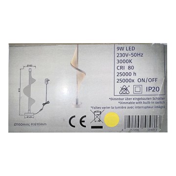 Lucande - LED Stmívatelná stolní lampa EDANO LED/9W/230V