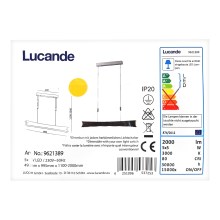 Lucande - LED Stmívatelný lustr na lanku EBBA 5xLED/5W/230V