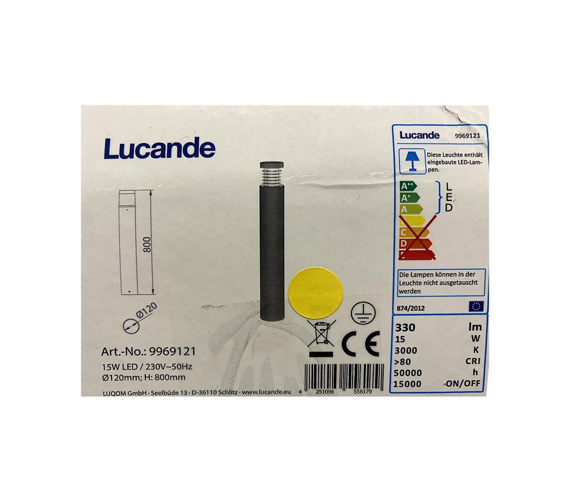 Lucande Lucande - LED Venkovní lampa JAXON LED/15W/230V IP54 LW0121