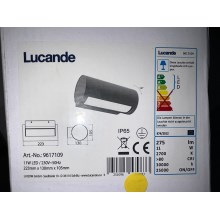 Lucande - LED Venkovní nástěnné svítidlo BOHDAN LED/11W/230V IP65