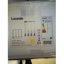 Lucande - Lustr na lanku ABLY 4xE14/40W/230V