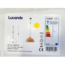 Lucande - Lustr na lanku LOURENCO 1xE27/60W/230V