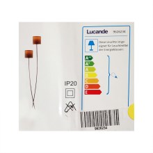 Lucande - Stojací lampa JULJANA 2xE14/40W/230V