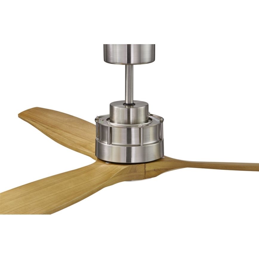 Lucci air 210506 - Stropní ventilátor AIRFUSION AKMANI pavlovnie/hnědá + dálkové ovládání