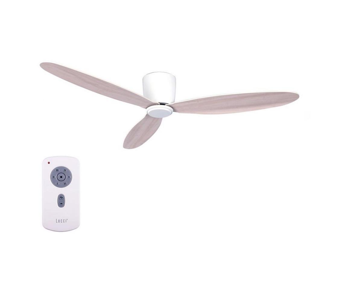 Lucci air Lucci air 210518 - Stropní ventilátor AIRFUSION RADAR bílá/dřevo FAN00130