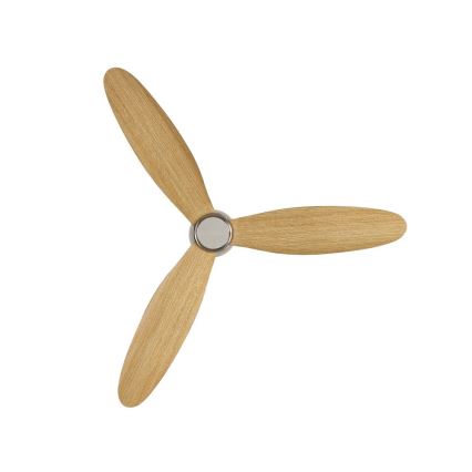 Lucci air 210519 - Stropní ventilátor AIRFUSION RADAR lesklý chrom/dřevo pr. 132 cm + dálkové ovládání