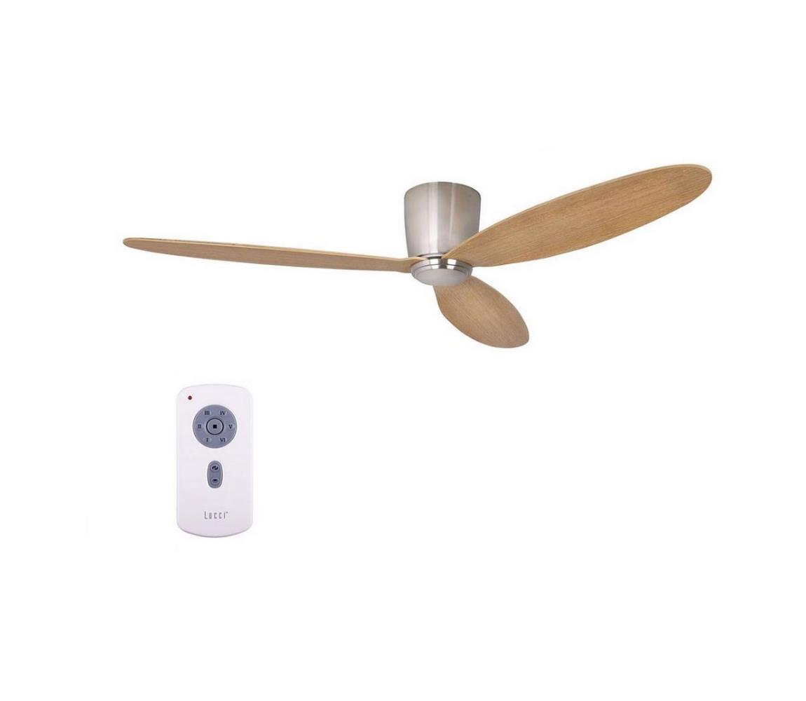 Lucci air Lucci air 210519 - Stropní ventilátor AIRFUSION RADAR chrom/dřevo FAN00131