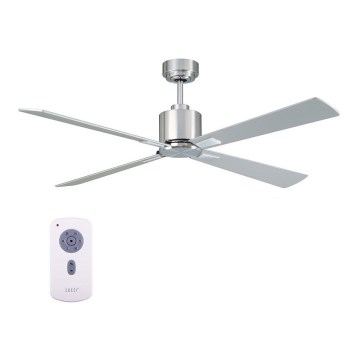 Lucci Air 210520 - Stropní ventilátor AIRFUSION CLIMATE dřevo/matný chrom pr. 132 cm + dálkové ovládání
