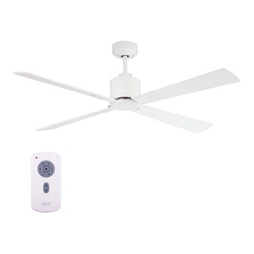 Lucci Air 210521 - Stropní ventilátor AIRFUSION CLIMATE dřevo/bílá pr. 132 cm + dálkové ovládání