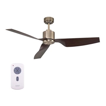 Lucci Air 210526 - Stropní ventilátor AIRFUSION CLIMATE II mosaz/dřevo + dálkové ovládání
