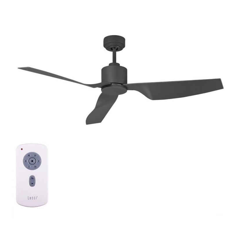 Lucci Air 210527 - Stropní ventilátor AIRFUSION CLIMATE II černá pr. 127 cm + dálkové ovládání
