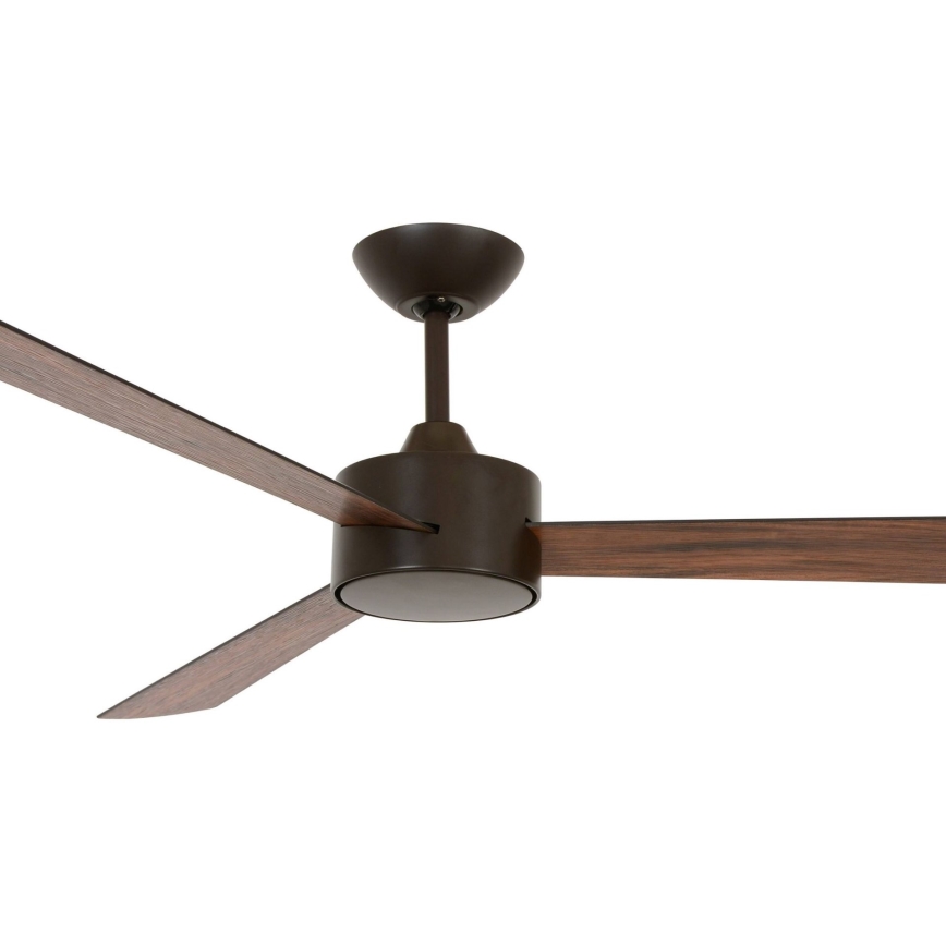 Lucci air 210641 - Stropní ventilátor AIRFUSION CLIMATE III dřevo/hnědá pr. 132 cm + dálkové ovládání