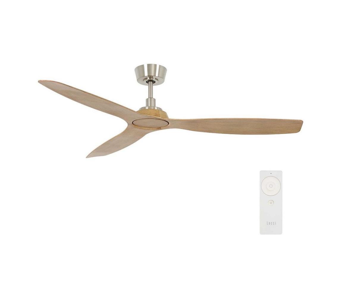 Lucci air Lucci Air 210653 - Stropní ventilátor MOTO hnědá/matný chrom + dálkové ovládání FAN00227