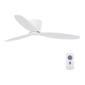 Lucci Air 212870 - Stropní ventilátor AIRFUSION RADAR dřevo/bílá pr. 132 cm + dálkové ovládání