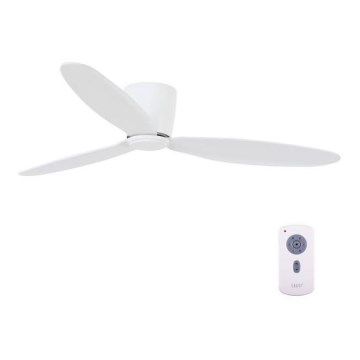 Lucci Air 212870 - Stropní ventilátor AIRFUSION RADAR dřevo/bílá pr. 132 cm + dálkové ovládání