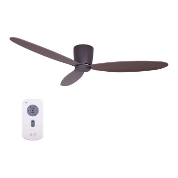 Lucci air 212883 - Stropní ventilátor AIRFUSION RADAR dřevo/hnědá pr. 132 cm + dálkové ovládání