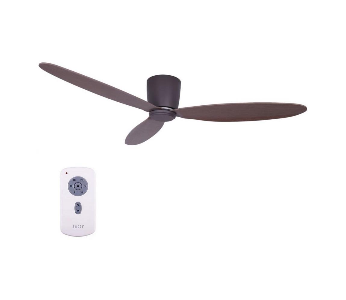 Lucci air Lucci air 212883 - Stropní ventilátor AIRFUSION RADAR hnědá FAN00132