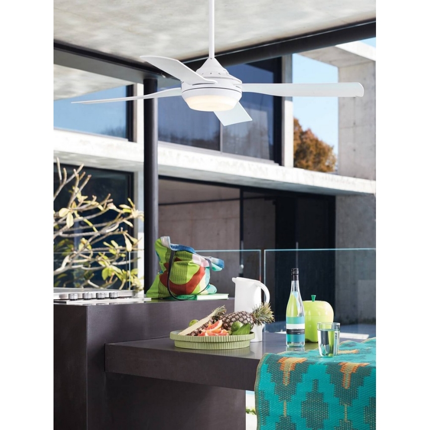 Lucci Air 212895 - LED Stropní ventilátor MOONAH LED/18W/230V bílá