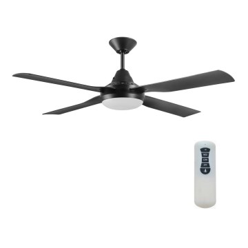 Lucci air 212899 - LED Stmívatelný stropní ventilátor MOONAH 1xGX53/21W/230V černá pr. 122 cm + dálkové ovládání
