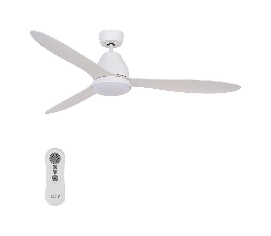 Lucci air Lucci air 213043 - LED Stropní ventilátor WHITEHAVEN GX53/17W/230V bílá FAN00147