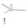 Lucci air 213043 - LED Stropní ventilátor WHITEHAVEN GX53/17W/230V bílá pr. 142 cm + dálkové ovládání
