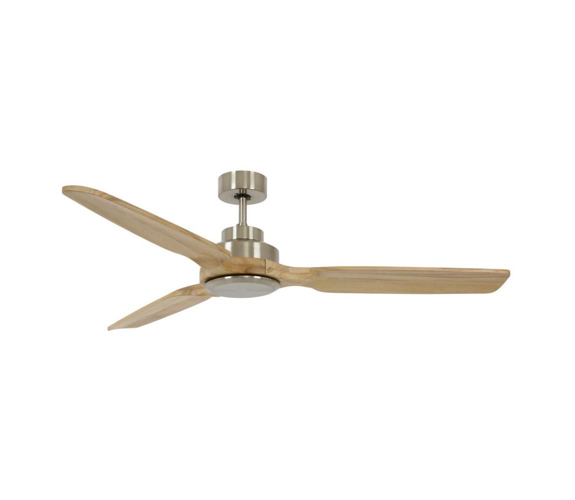 Lucci air Lucci air 213050 - Stropní ventilátor SHOALHAVEN chrom/hnědá FAN00138