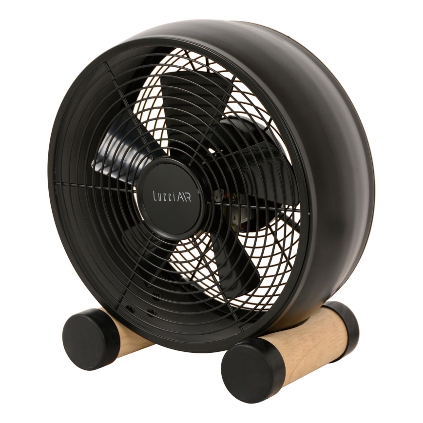 Lucci air 213120 - Stolní ventilátor BREEZE černá