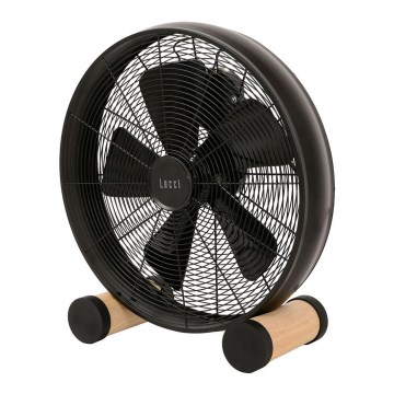 Lucci Air 213122EU - Podlahový ventilátor BREEZE černá pr. 46 cm
