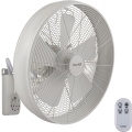 Lucci Air 213128EU - Nástěnný ventilátor BREEZE 55W/230V bílá pr. 46 cm + dálkové ovládání