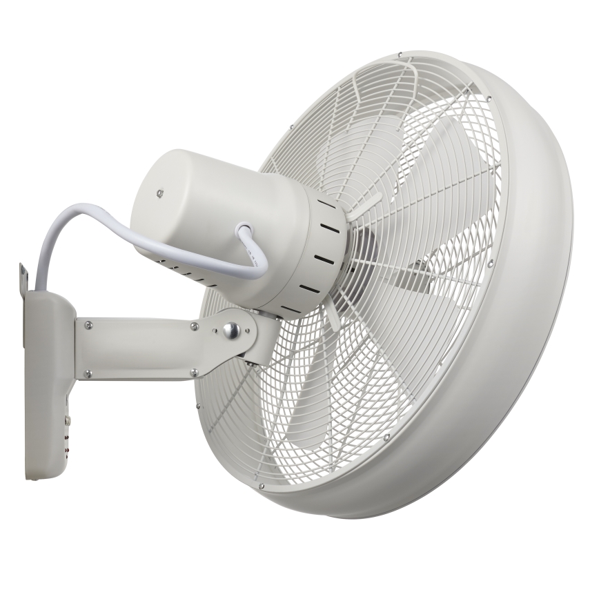 Lucci Air 213128EU - Nástěnný ventilátor BREEZE 55W/230V bílá pr. 46 cm + dálkové ovládání