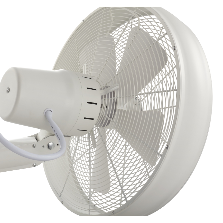 Lucci Air 213128EU - Nástěnný ventilátor BREEZE 55W/230V bílá pr. 46 cm + dálkové ovládání