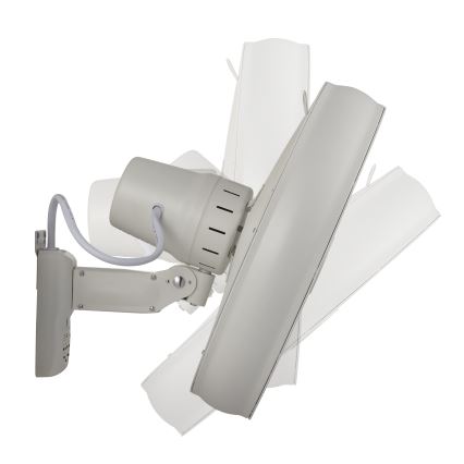 Lucci Air 213128EU - Nástěnný ventilátor BREEZE 55W/230V bílá pr. 46 cm + dálkové ovládání