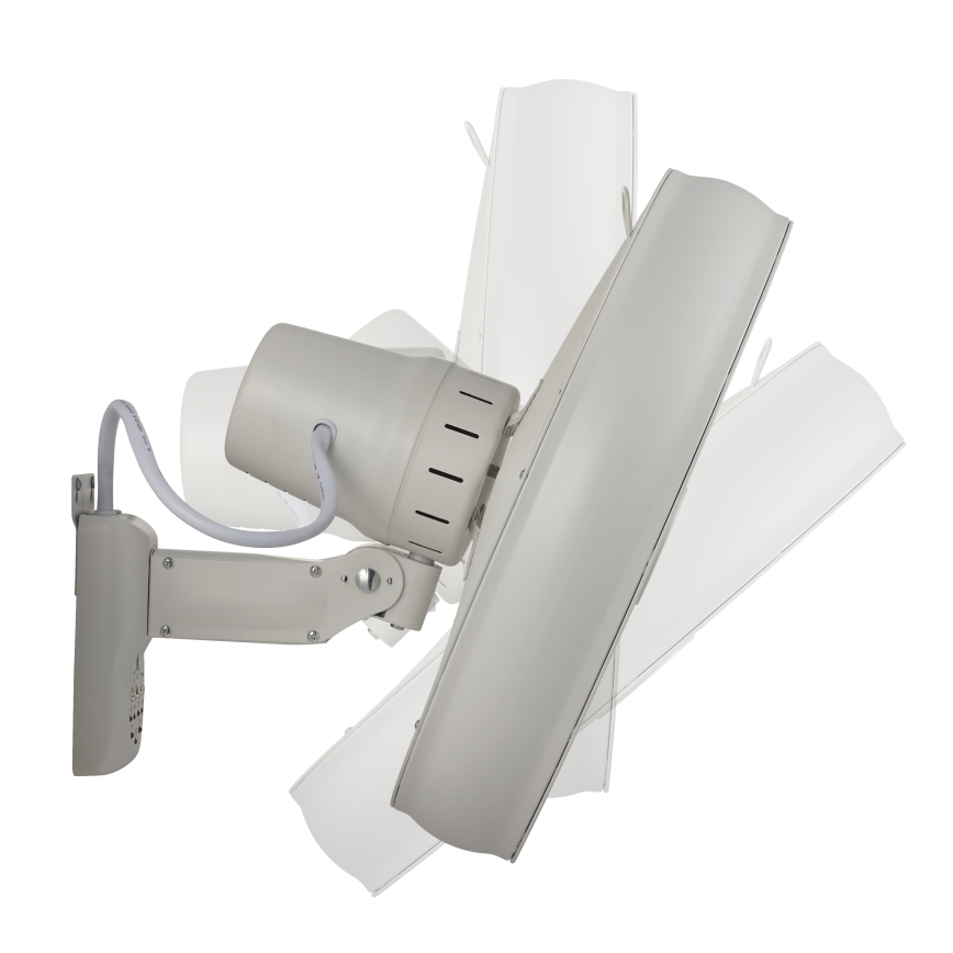 Lucci Air 213128EU - Nástěnný ventilátor BREEZE 55W/230V bílá pr. 46 cm + dálkové ovládání
