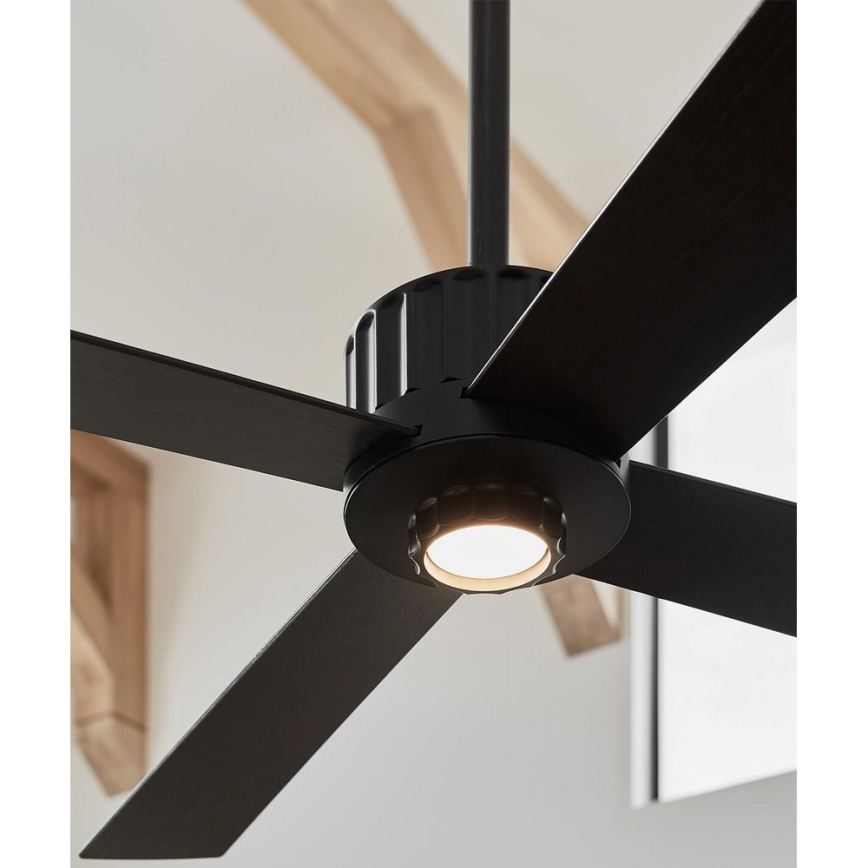 Lucci air 213170 - LED Stropní ventilátor NEWPORT wenge/hnědá + dálkové ovládání