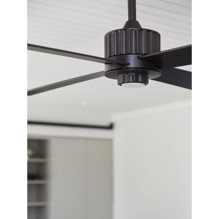 Lucci air 213170 - LED Stropní ventilátor NEWPORT wenge/hnědá + dálkové ovládání