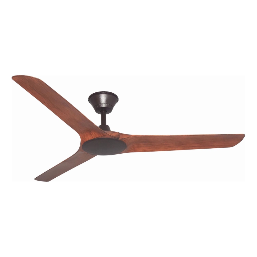 Lucci Air 21321749 - Stropní ventilátor ABYSS pr. 142 cm IP66 hnědá + dálkové ovládání